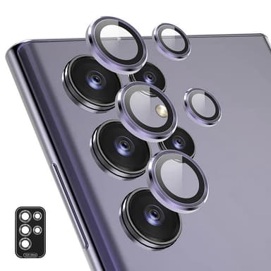 ENKAY För Samsung Galaxy S25 Ultra Kameralinsskydd Metallring Linsfilm