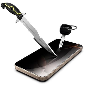 BOOM iPhone 16 Pro Privacy Härdat Glas Skärmskydd 2st