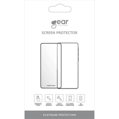 Gear iPhone 16 Pro Härdat Glas Skärmskydd 3D Platinum - Svart
