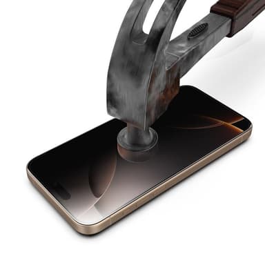 BOOM iPhone 16 Pro Privacy Härdat Glas Skärmskydd 2st