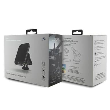 BMW MagSafe Mobilhållare för Bil 15W Signature Edition - Svart