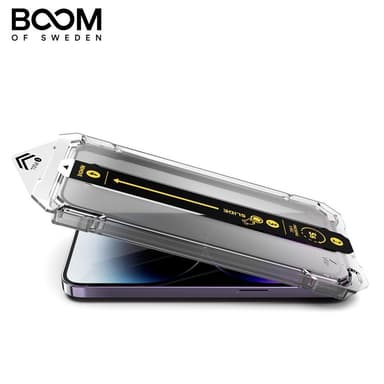 BOOM iPhone 12 Pro Härdat Glas Skärmskydd - 2 Pack