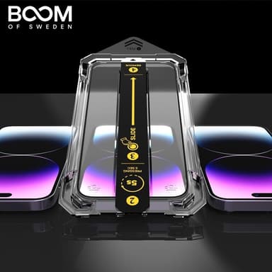 BOOM iPhone 12 Pro Härdat Glas Skärmskydd - 2 Pack