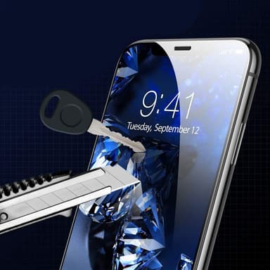 HOFI Full Pro Härdat Glas Skärmskydd iPhone 12 & 12 Pro - Svart