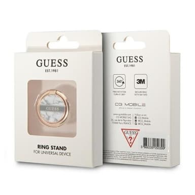 Guess Ringhållare - Vit Marble