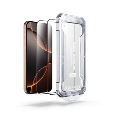 BOOM iPhone 16 Pro Härdat Glas Skärmskydd - 2 Pack