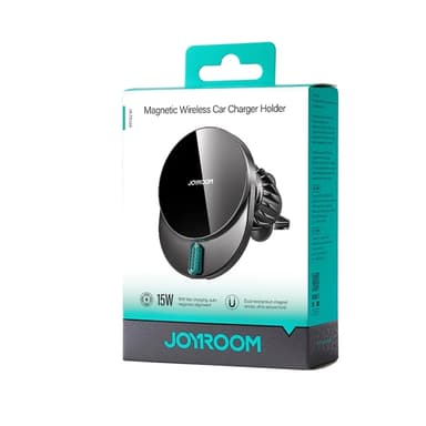 Joyroom MagSafe Bilhållare Med Trådlös Laddning 15W - Svart