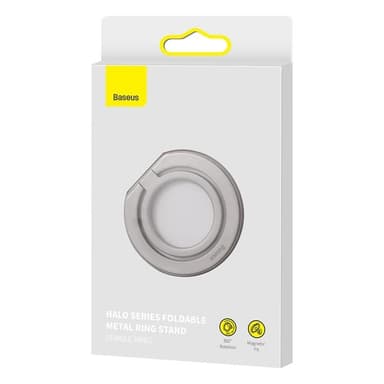 Baseus Halo Magnetisk Ringhållare Telefonställ - Silver