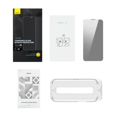 Baseus iPhone 14 Pro Härdat Glas Skärmskydd Anti Spy