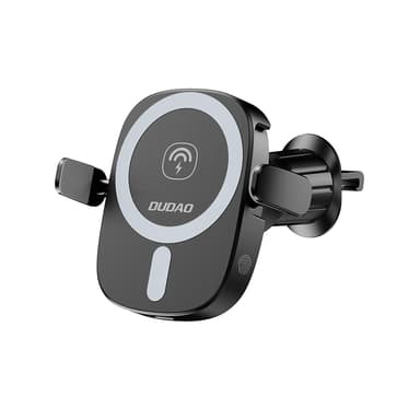 Dudao Mobilhållare Ventilationsgaller Med Inductive Laddare 15W - Svart