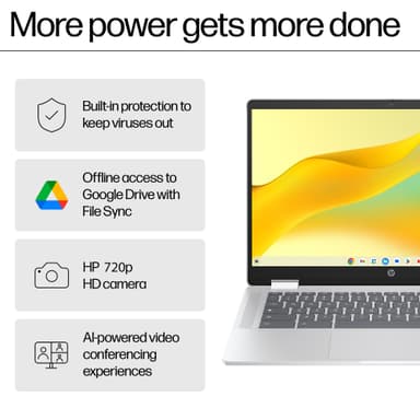 HP Chromebook x360 14 N100/4/128/IPS 14” bärbar dator