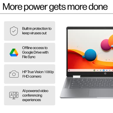 HP Chromebook x360 14 i3-N305/8/128/IPS 14” bärbar dator