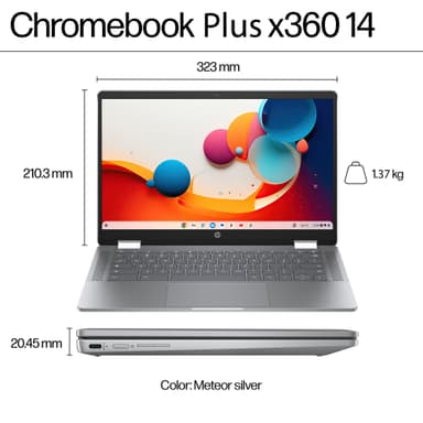 HP Chromebook x360 14 i3-N305/8/128/IPS 14” bärbar dator