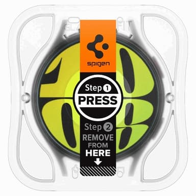 [2-Pack] Spigen Galaxy Watch 7 (44mm) Härdat glas Skärmskydd EZ Fit