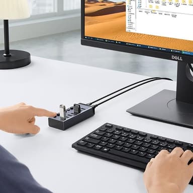 Ugreen Multifunctional HUB 7in1 USB Typ-C PD DC 12V - Grå
