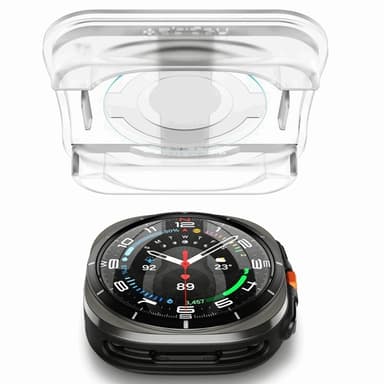 [2-Pack] Spigen Galaxy Watch Ultra (47mm) Härdat glas Skärmskydd EZ Fit