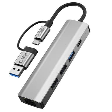 Tech-Protect HB03 5in1 Hub Adapter - Space Grå