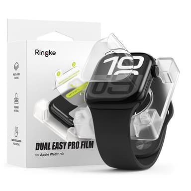 [2-Pack] Ringke Apple Watch 10 (46 mm) Plastfilm Skärmskydd Folia