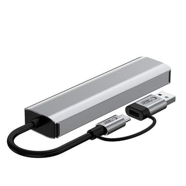 Tech-Protect HB03 5in1 Hub Adapter - Space Grå
