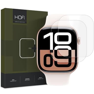 [2-Pack] Hofi Apple Watch 42mm Series 10 Skärmskydd HydroFlex