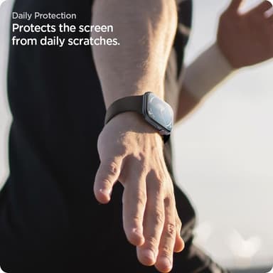 [2-Pack] Spigen Apple Watch 42mm Series 10 Skärmskydd Elite Shield
