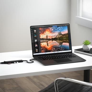 Satechi 7-i-1 HUBB USB-C Slim Multiport Adapter med Ethernet - Svart