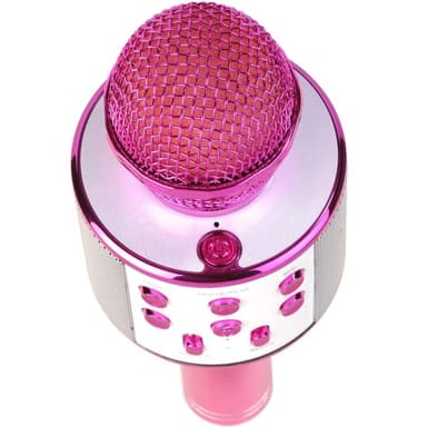 Denver Bluetooth Karaoke Mikrofon med inbyggd högtalare - Rosa