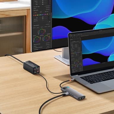 Baseus StarJoy HUB 8-Port USB-C - 3x USB-A - Grå