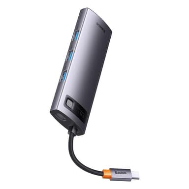 Baseus Hub 6 Port StarJoy - Grå