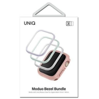 [3-Pack] Uniq Apple Watch 4/5/6/7/8/SE (40/41mm) Härdat Glas Skärmskydd