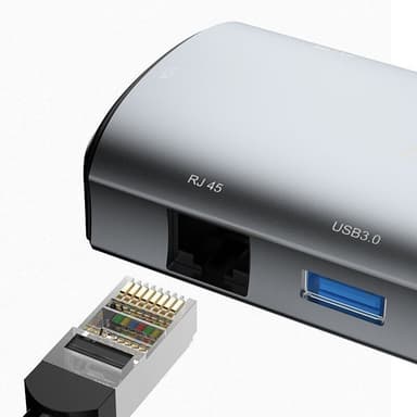 Dudao 11w1 multifunktionel HUB USB-C - USB-C Grå