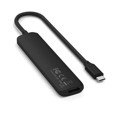 Satechi 6-i-1 HUBB USB-C Slim Multiport Adapter - Svart