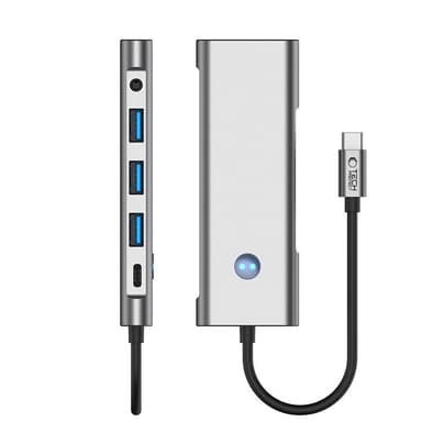 Tech-Protect HB04 9in1 Hub Adapter - Space Grå