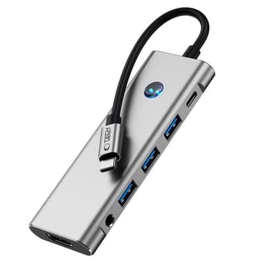 Tech-Protect HB04 9in1 Hub Adapter - Space Grå