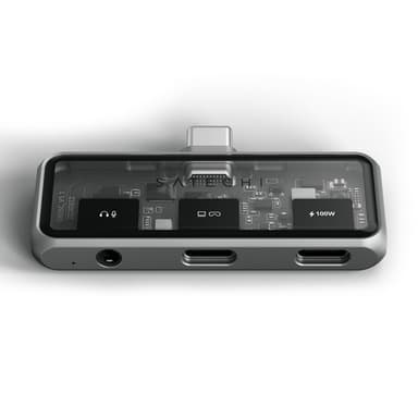 Satechi Mobile XR Hub med ljud - rymdgrå