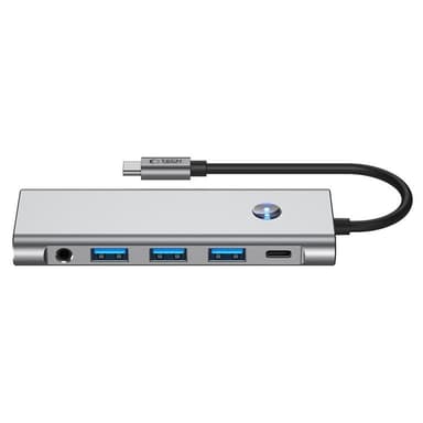 Tech-Protect HB04 9in1 Hub Adapter - Space Grå