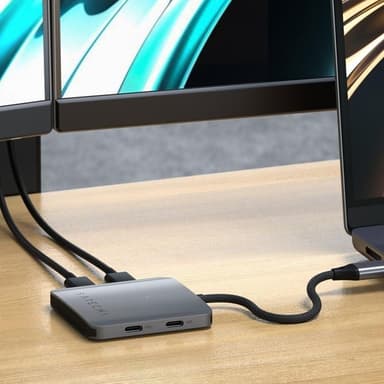 Satechi USB-C-hubb med 4 portar och PD