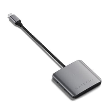 Satechi USB-C-hubb med 4 portar och PD