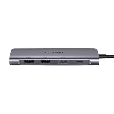 Ugreen 6in1 HUB USB-C Till USB-C, HDMI, SD/TF Kortläsare, 2xUSB-A 3.0