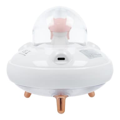 Aromaterapimaskin Luftfuktare/Diffusor UFO - Vit