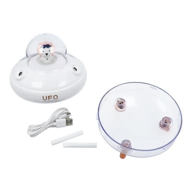 Aromaterapimaskin Luftfuktare/Diffusor UFO - Vit