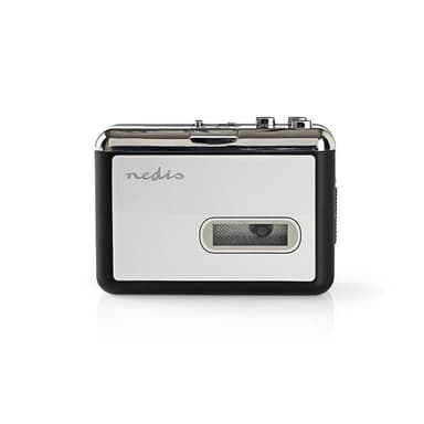 Nedis Cassette Converter | Bärbar | Anslutningsutgång: 1x 3.5 mm / 1x Mini USB | Tillbehör: USB-kabel | Batteridriven / USB ström