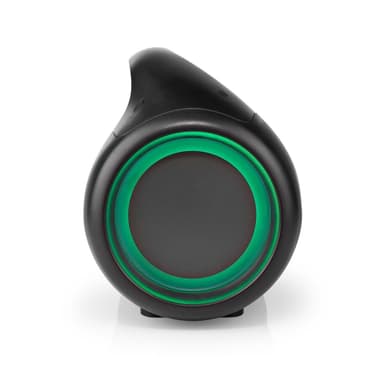 Nedis Bluetooth® Party Boombox | 9.5 timmar | 2.1 | 120 W | Uppspelning av media: AUX / USB | IPX5 | Synkroniseringsbar | Bärhandtag | Festljus | Svart