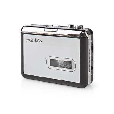 Nedis Cassette Converter | Bärbar | Anslutningsutgång: 1x 3.5 mm / 1x Mini USB | Tillbehör: USB-kabel | Batteridriven / USB ström