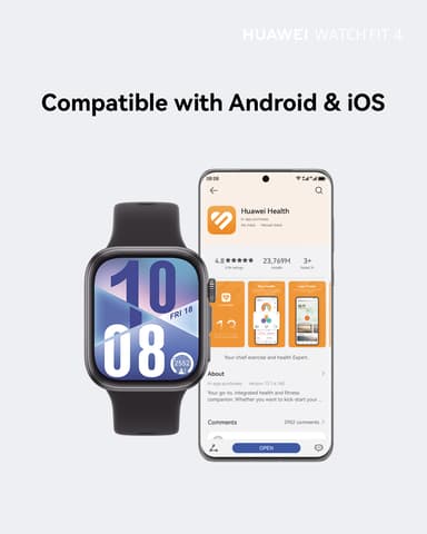 Huawei Watch Fit 4 smartwatch (lila)