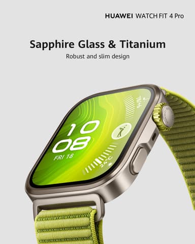 Huawei Watch Fit 4 Pro smartwatch (blå)