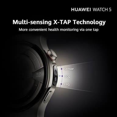 Huawei Watch 5 smartwatch 46 mm (svart)