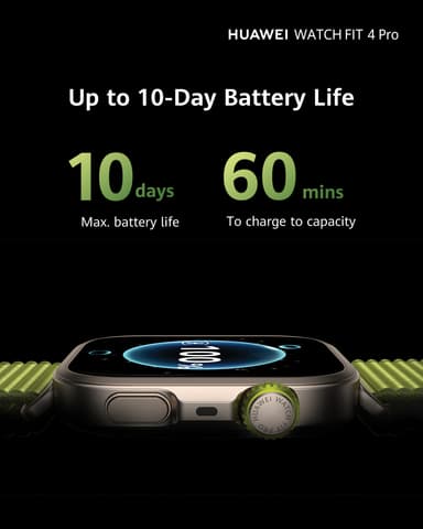 Huawei Watch Fit 4 Pro smartwatch (blå)