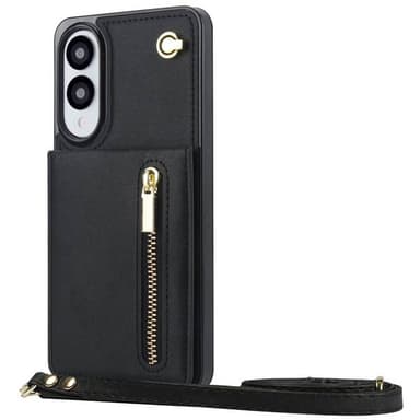 Zipper necklace case Samsung Galaxy S25 Edge - Svart