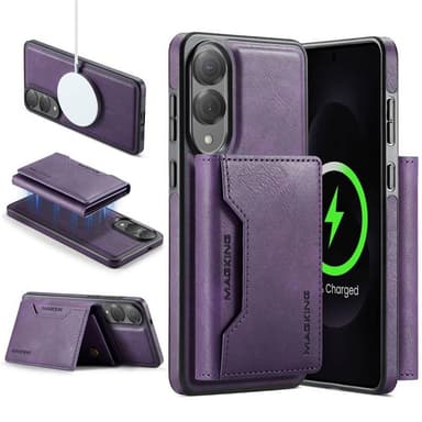 DG-Ming Magking K2 2i1 fodral Samsung Galaxy S25 Edge - Lila
